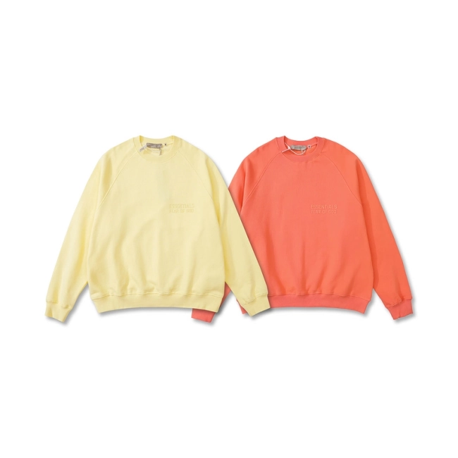 Fear of God Logo Flocking Crewneck Sweatshirt