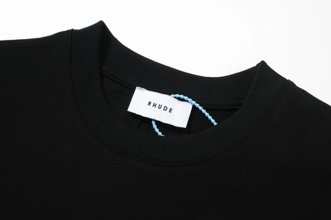 RHUDE Racing Club Slogan Letters Logo T-Shirt