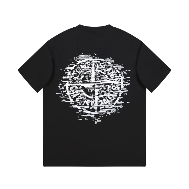 Stone Island Cotton T-shirt with logo print