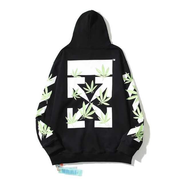 OFF-WHITE Weed Arrows Over Hoodie