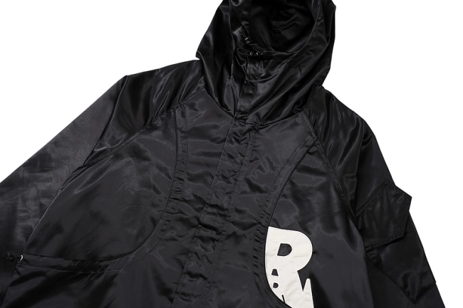 RRR123 Logo Letter Lightning Print Cotton Jacket