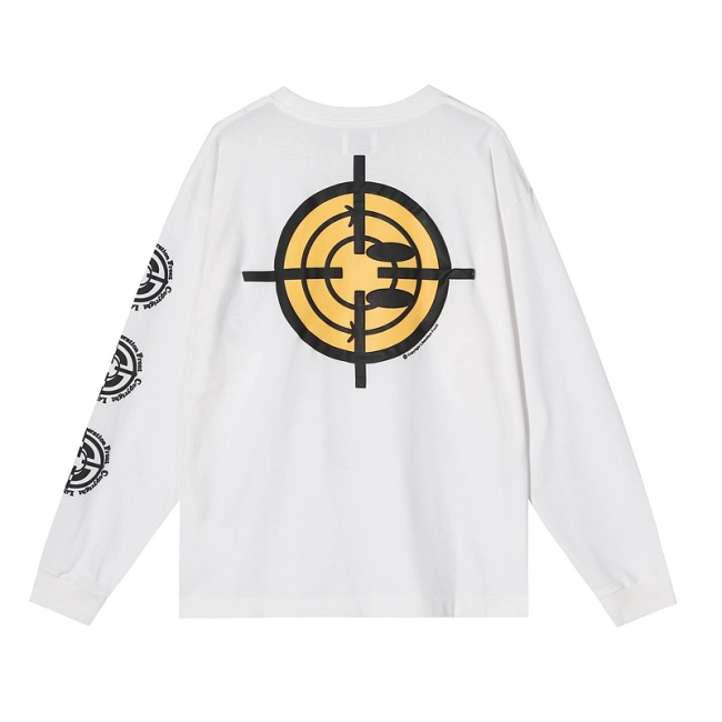 READYMADE Target LS Tee 3D Foam Exclamation Logo Print Long Sleeve T-shirt