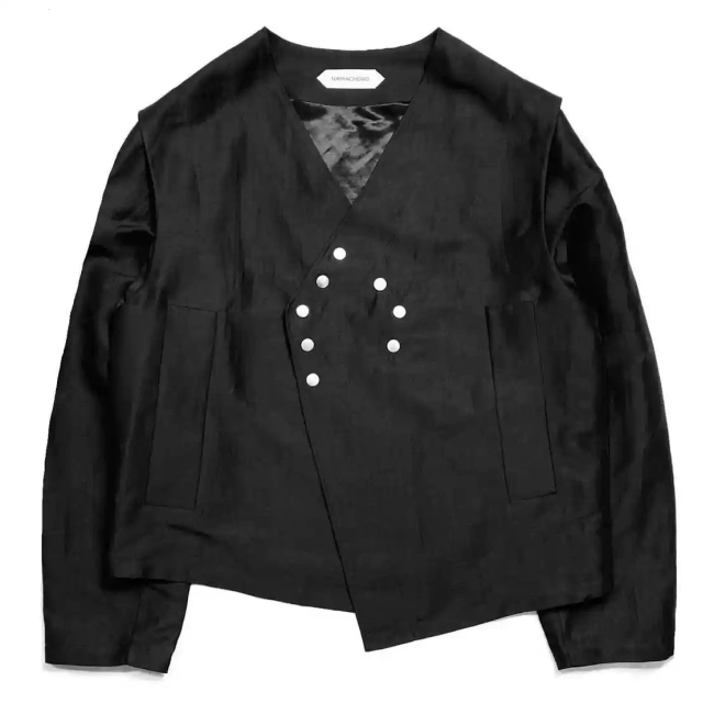 namacheko fake two-piece splicing thin jacket