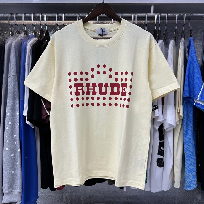 Rhude Flocked Burnout Tee