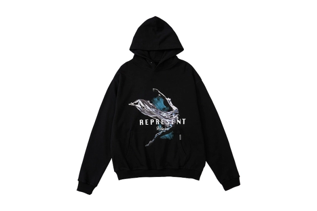 REPRESENT Abstract Dancer Slogan Hoodie