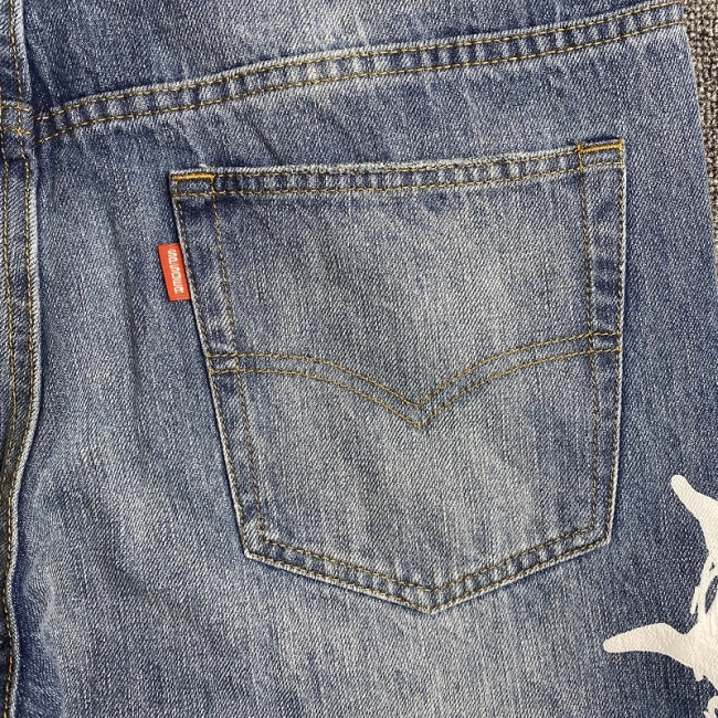 Sp5der denim jeans