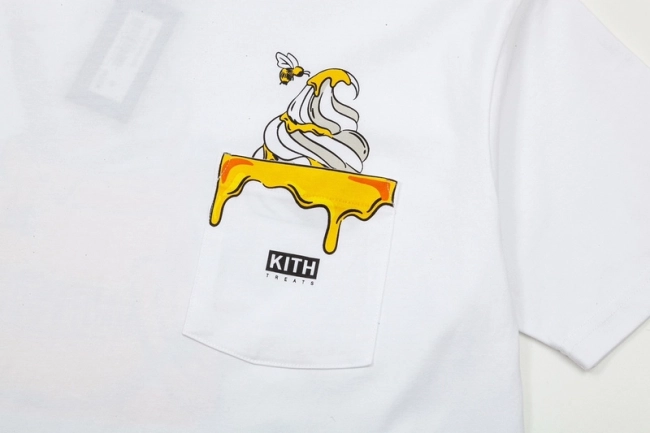 KITH Ice Cream Sundae Bee Pattern Print Short Sleeve