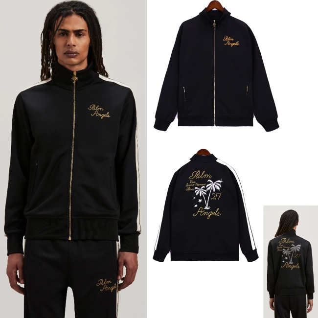 Palm Angels  Embroidered Paris Track Jacket