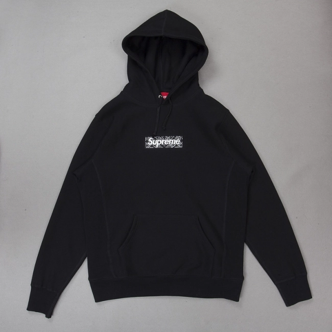 Supreme Bandana Box Logo Hooded Sweatshirt