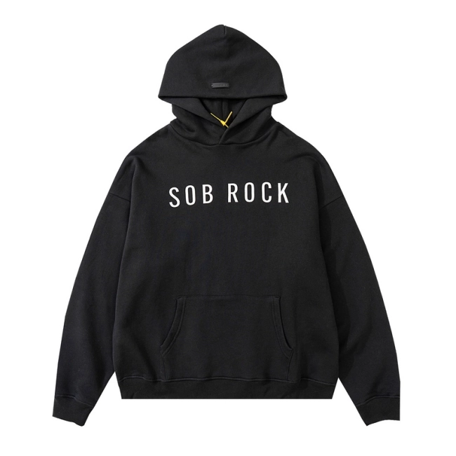 Fear of God Sob Rock Hoodie Collaborative Limited Print Fleece Hoodie