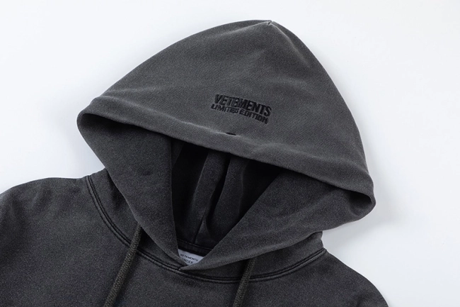 Vetements 777 English Letter Hoodie