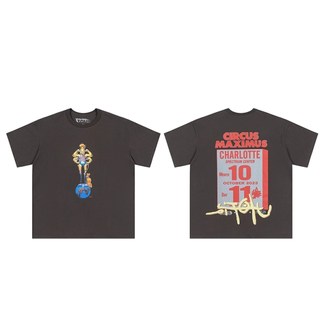 Travis Utopia Circus Maximus Tour Las Vegas Exclusive Scott T-shirt