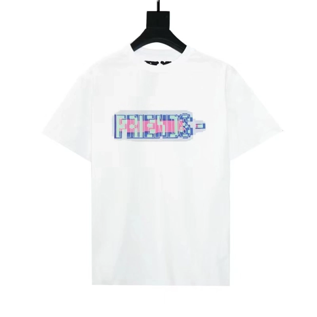 VLONE Pixel Style Letter Logo T-Shirt