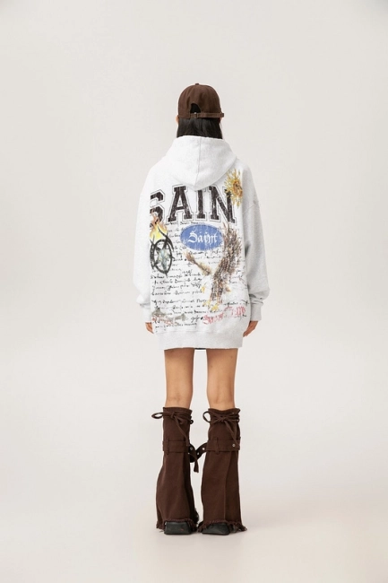 Saint Michael Denim Tears Hoodie