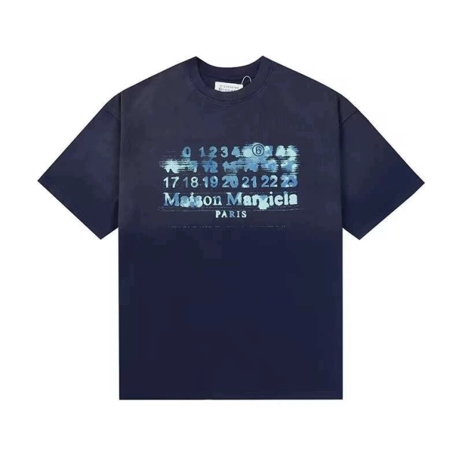 Maison Margiela Distressed Logo Print T-shirt