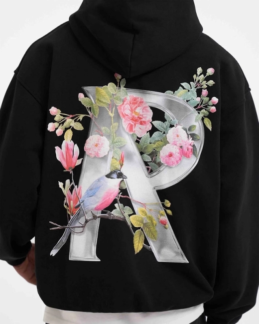 REPRESENT Floral Initial Hoodie