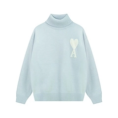 Ami Paris Cloudy Wool Ami De Coeur Sweater