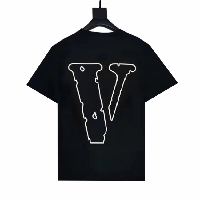 VLONE Electrocardiogram Embroidery Logo T-Shirt