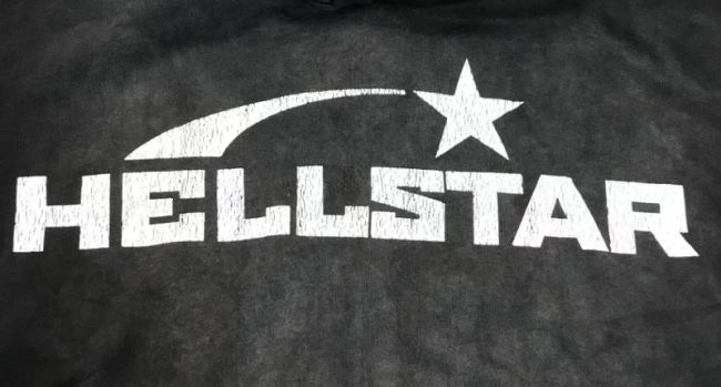 HELLSTAR Star Print Hoodie