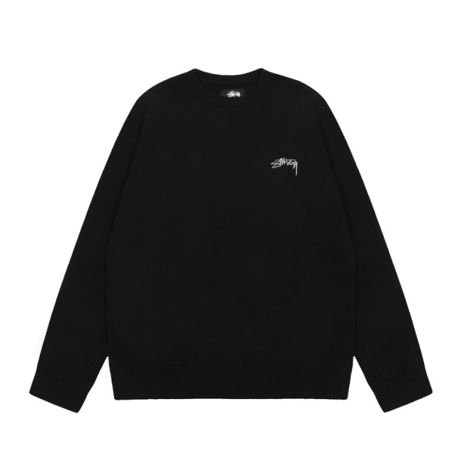 Stüssy Graffiti Logo Jacquard Knit Sweater