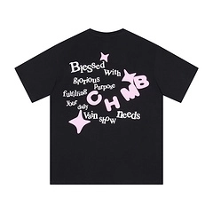 Broken Planet Pink Star Space Market T Shirt