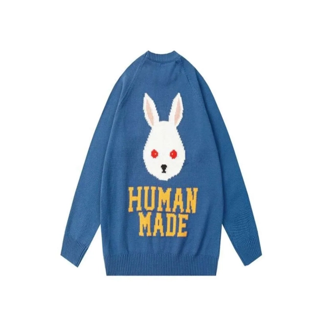 HUMAN MADE Rabbit Raglan Knit Sweater