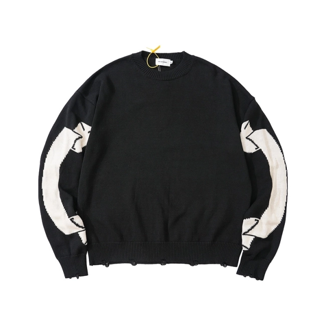 ASKYURSELF Knit Crewneck Sweater