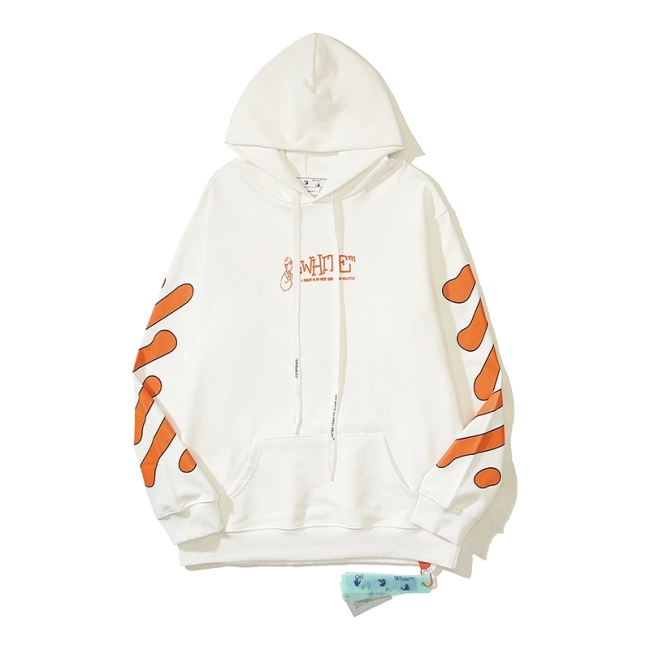 Off White Hoodie Orange