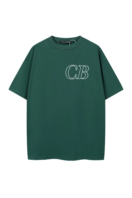 Cole Buxton Simple Logo Embroidered Short Sleeve T-shirt