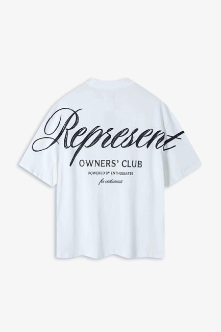 REPRESENT Owners Club Script T-Shirt