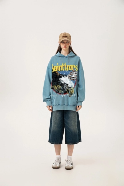 Saint Michael Denim Tears Hoodie