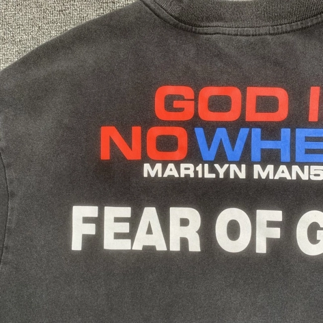 Fear of God ESSENTIALS Marilyn Manson T-shirt