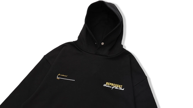 REPRESENT X Manchester Limited Edition Logo Print Hoodie