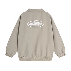 Corteiz Guerillaz Drilltop Tonal Khaki Jacket