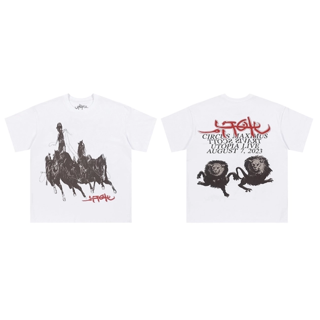 Travis Scott Utopia Circus Maximus Rome Italy Exclusive T-shirt