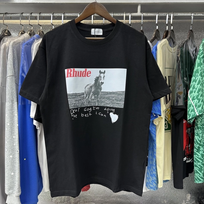 Rhude Horse Print T-shirt