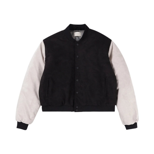 Fear of God Suede Baseball Jacket