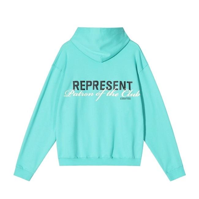 REPRESENT Autumn Winter Logo Print Hoodie