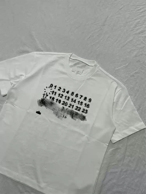 Maison Margiela 23SS mosaic digital printing shirt