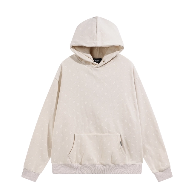 Represent intarsia-knit Initial Hoodie