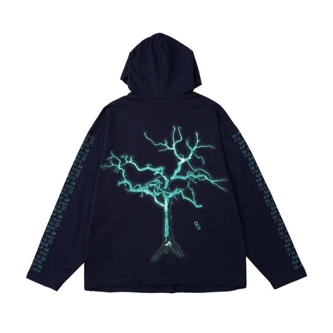 Acne Studios Lightning Wisdom Tree Hoodie