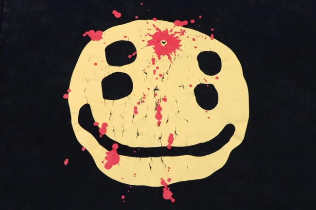 Broken Planet Retro Smiley T-shirt