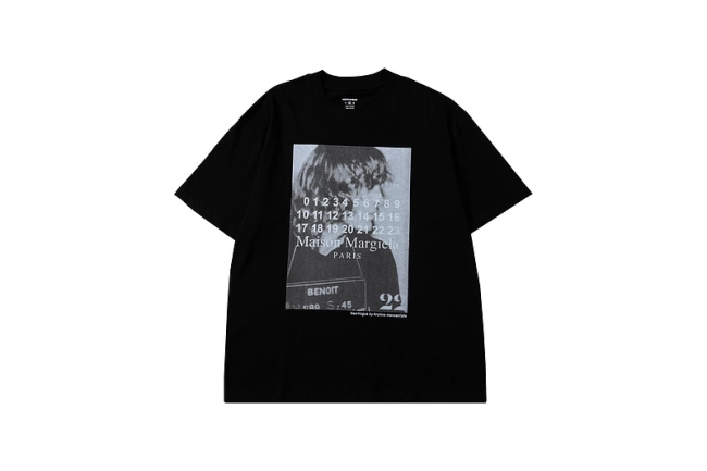 MM6 Maison Margiela Cultural Archive Photo Logo Letter Print Short Sleeve