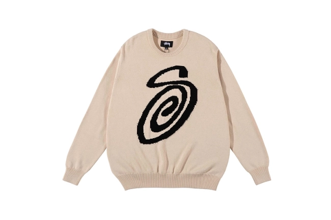 Stüssy S Logo Knitted Sweater