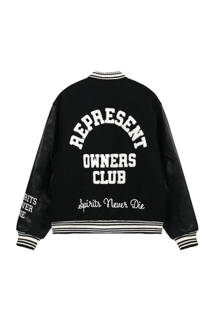 REPRESENT Embroidered Varsity Jacket