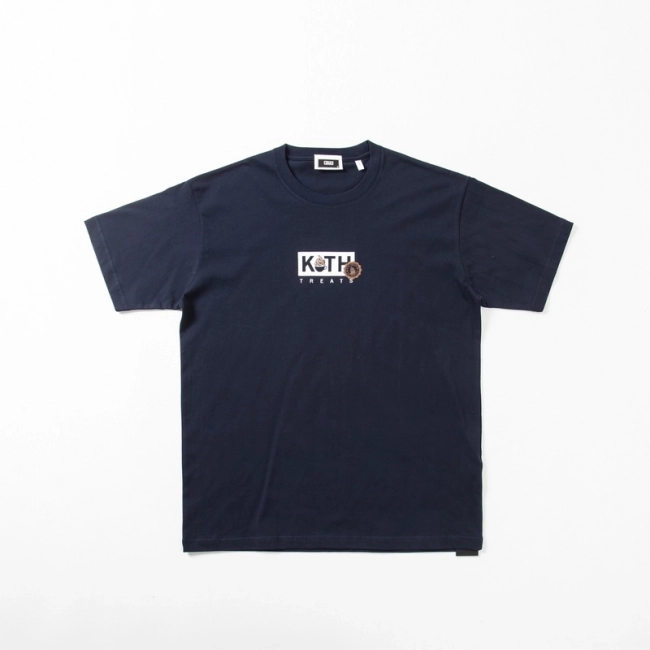 KITH Latest Coffee Cup Ice Cream Print Short Sleeve T-shirt