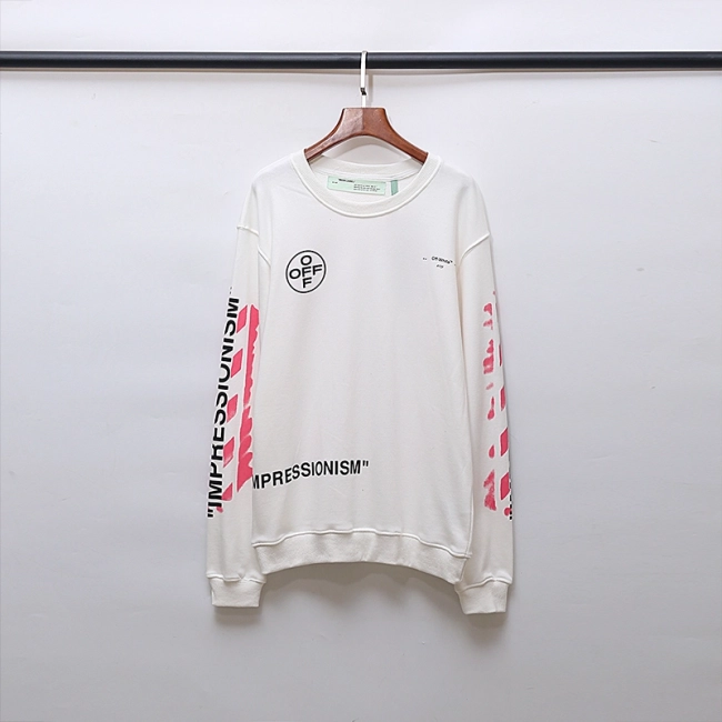 OFF WHITE Diag Stencil Impressionism