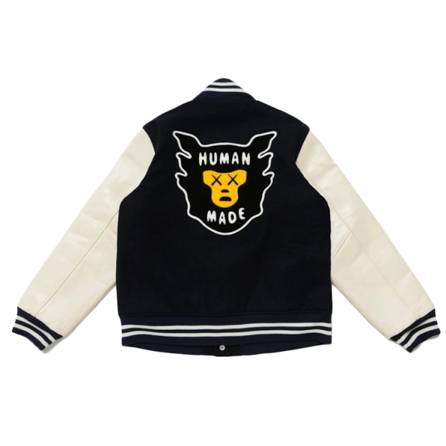 KAWS X Human Made Varsity Jacket