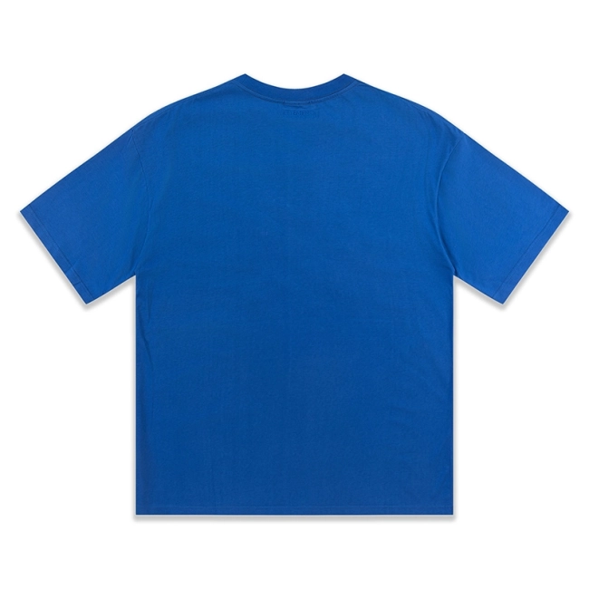 Vetements VIP Blue Embroidered Crew Neck T-shirt