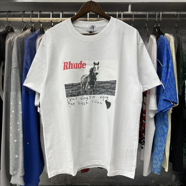 Rhude Horse Print T-shirt